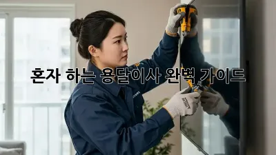 혼자 하는 용달이사, 완벽 가이드!